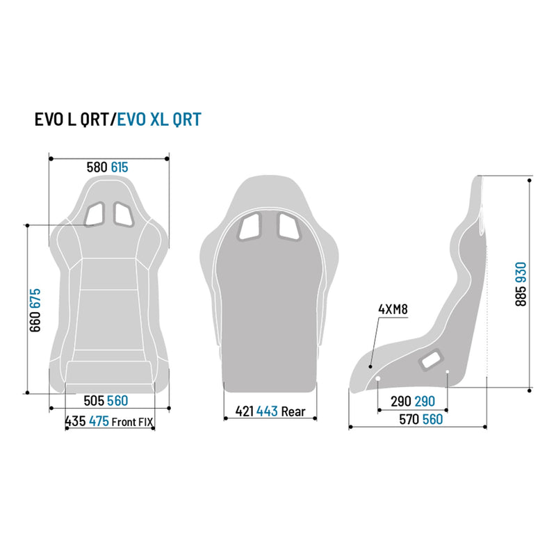 Sparco EVO XL QRT Racing Seat — view 4