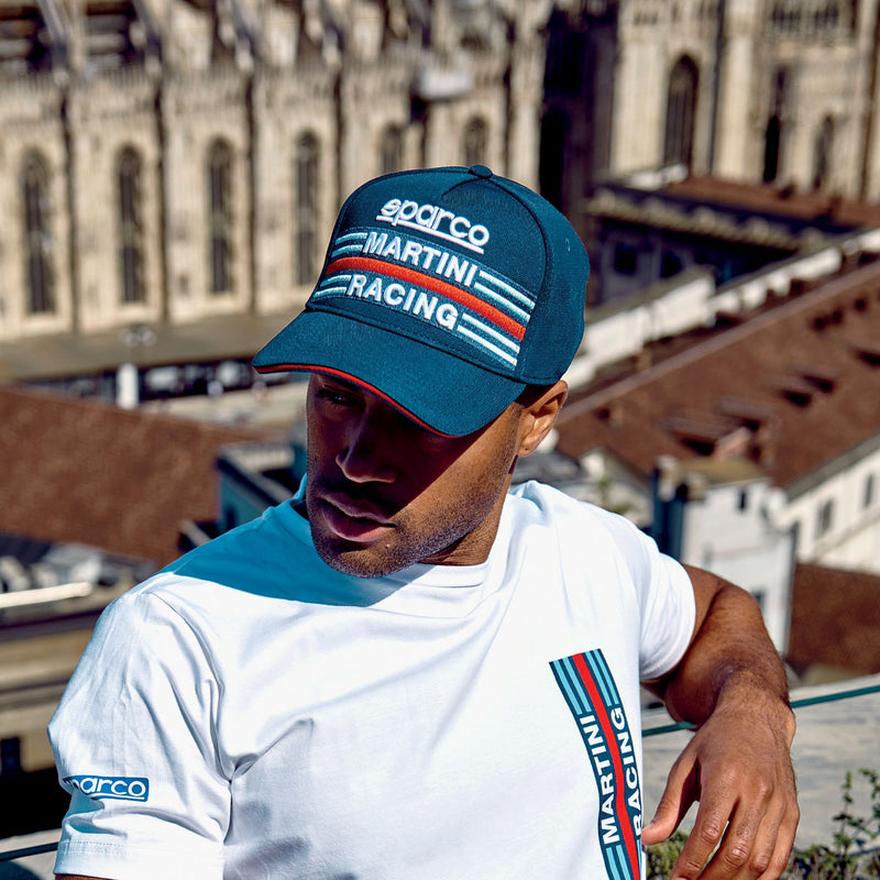 Sparco Martini Racing Flat Visor Cap Blue — view 3