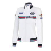 Sparco Martini Racing Women's Full Zip Sweatshirt — White — view 1