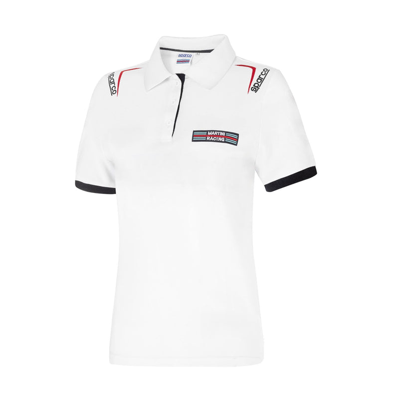 Sparco Martini Racing Women’s Polo Shirt - White
