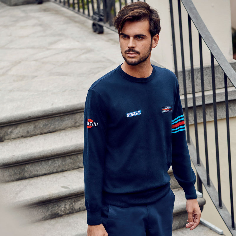 Sparco Martini Racing Crewneck Sweatshirt – Navy