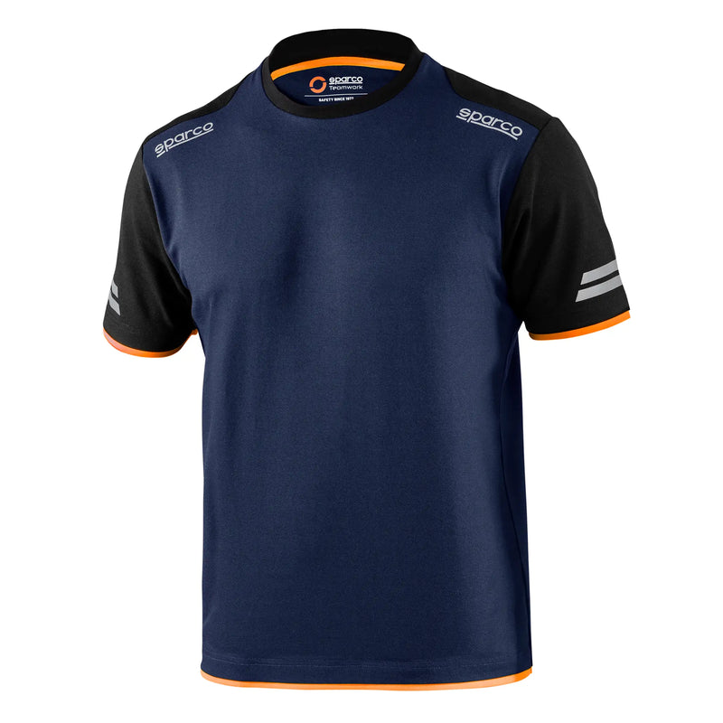 Sparco Tech Tucson T-Shirt - Black/Grey/Navy