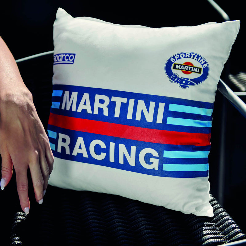 Sparco Martini Racing Replica Cushion – 40 × 40 cm