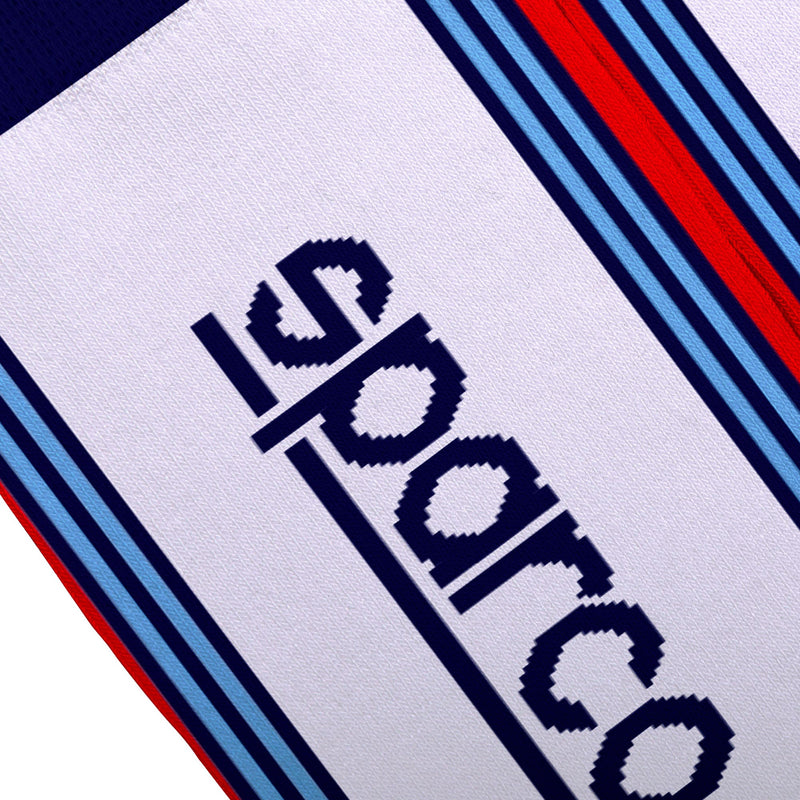 Sparco Martini Racing Iconic Design Socks - White/Blue/Red