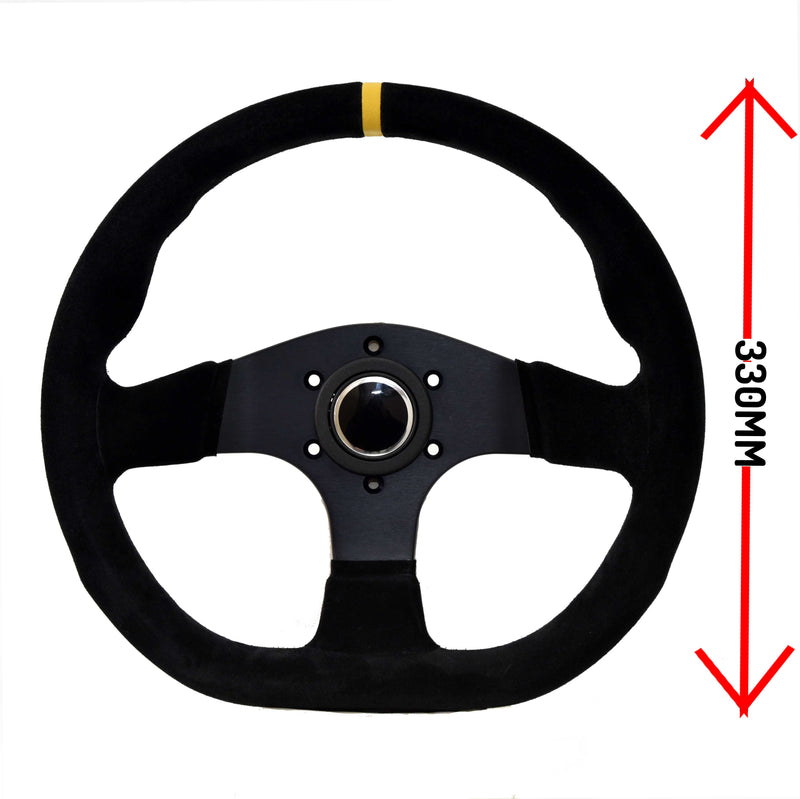 LTEC LTEC064 330 mm Suede Steering Wheel
