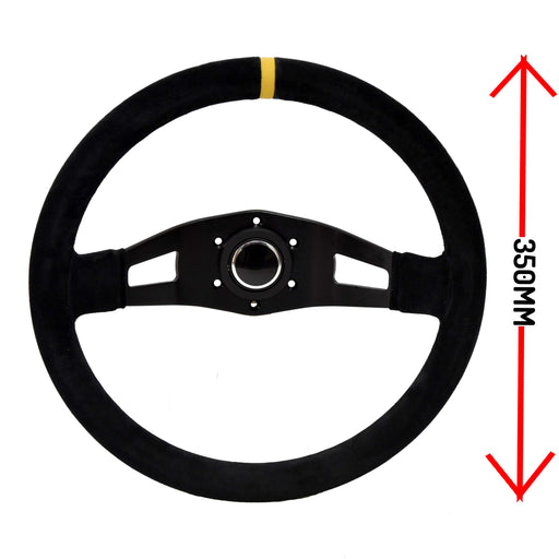 LTEC LTEC066 350 mm Suede Steering Wheel
