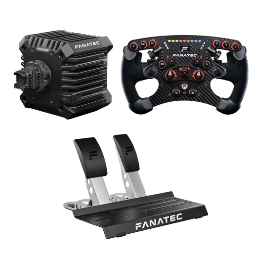 Fanatec CSL DD QR2 (5 Nm) + Formula V2.5 X Wheel + CSL 2-Pedal Set (Xbox Series X|S, Xbox One, PC) - Fanatec / Corsair - Sim Race Webshop product image 1