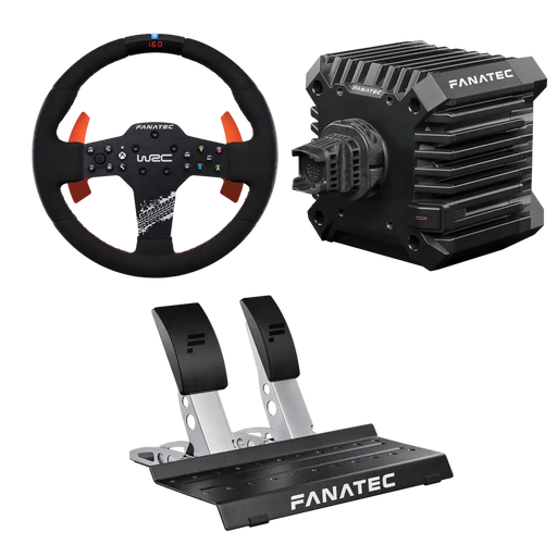 Fanatec CSL Elite WRC Steering Wheel + CSL DD QR2 Wheel Base (5 Nm) + CSL Pedals - Xbox / PC -  Bundle - Fanatec / Corsair - Sim Race Webshop product image 1