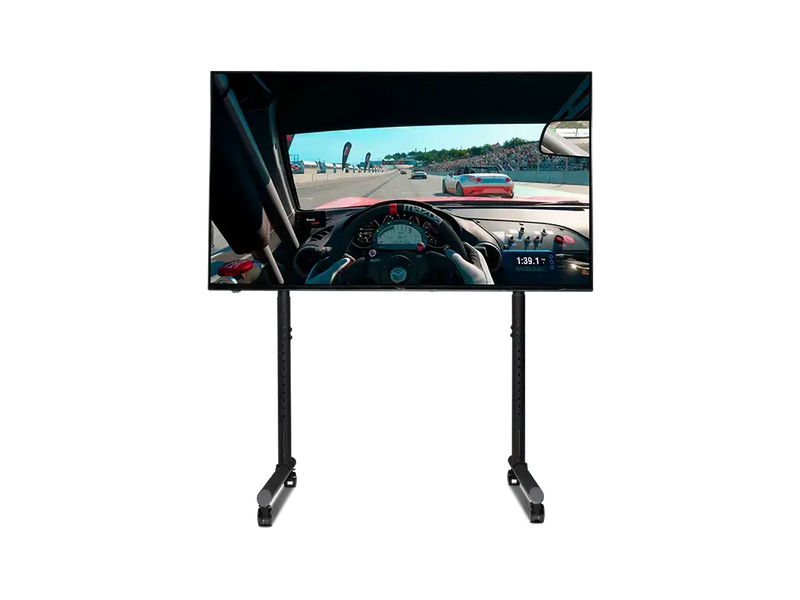 Next Level Racing® Round Tube Freestanding Single Monitor Stand (Up to 65”) - Next Level Racing - Sim Race Webshop product image 2