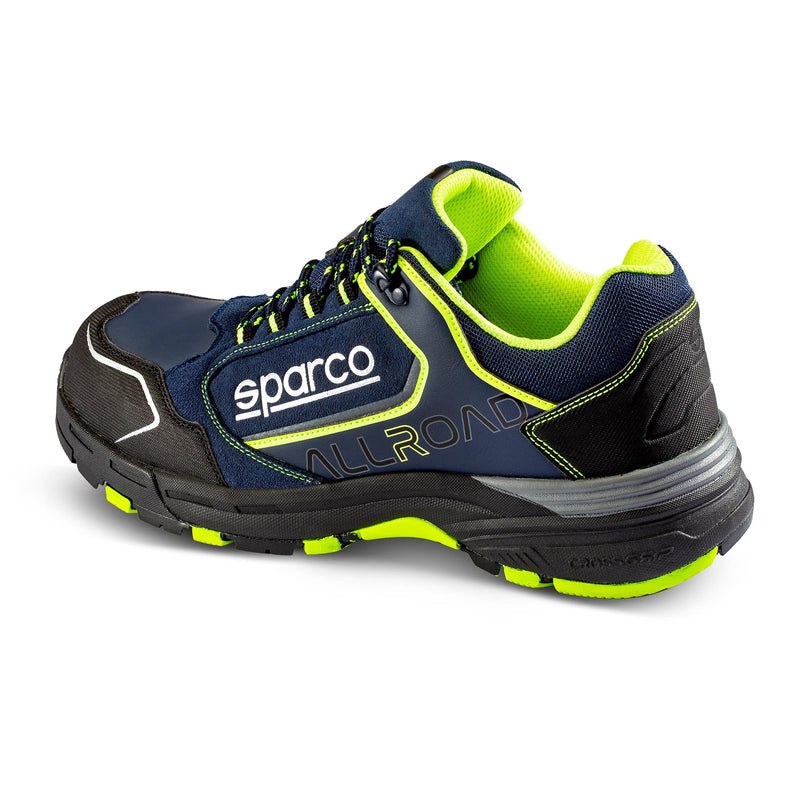 Sparco Allroad Sochi Safety Shoes S3 ESD Unisex Navy/Fluorescent Yellow