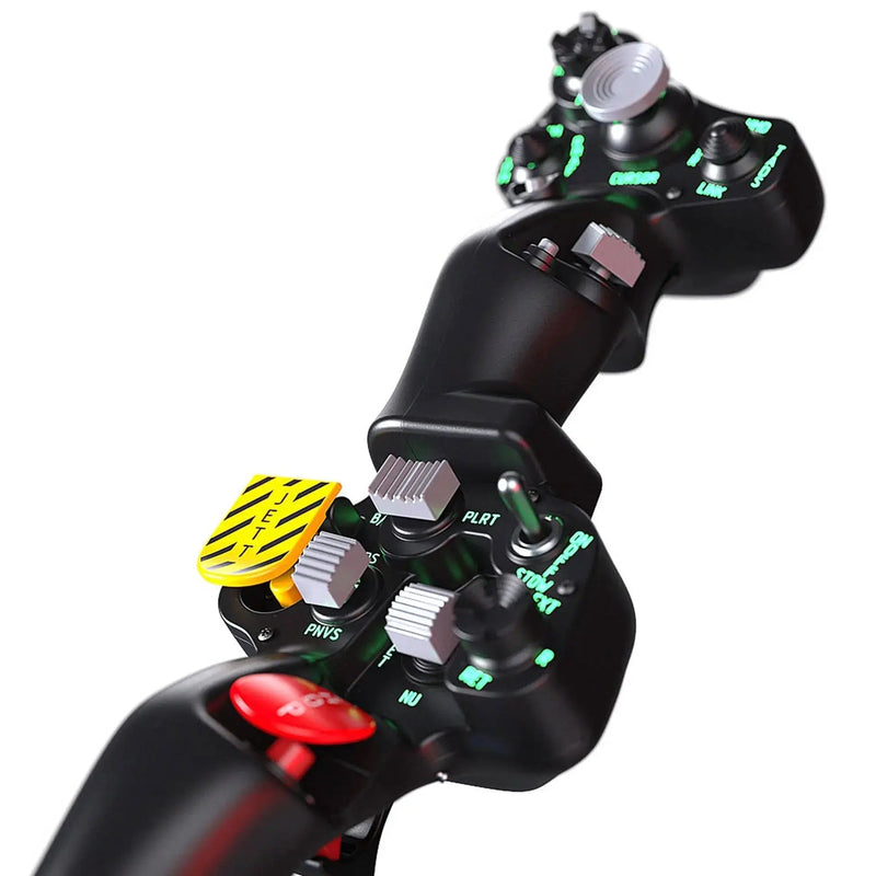 VIRPIL Controls Dual-SF Collective Grip, RGB (Two-Handed) – Black - Sim Race Webshop B.V.