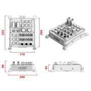 VIRPIL Controls Universal Control Panel #1 – RGB – 27 Inputs (Black) - Sim Race Webshop B.V.