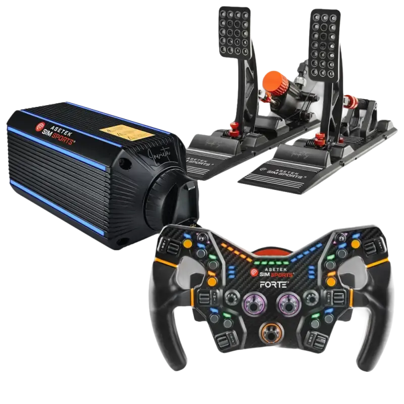 Asetek SimSports Invicta 27Nm Wheelbase + Forte Wheel & Invicta S Pedals Bundle - Asetek SimSports - Sim Race Webshop product image 1