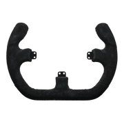 Asetek SimSports Open D Black Suede Rim - Asetek SimSports - Sim Race Webshop product image 1