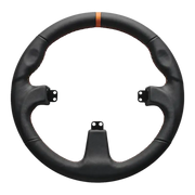 Asetek SimSports Round Black Leather Steering Wheel Rim - Asetek SimSports - Sim Race Webshop product image 1