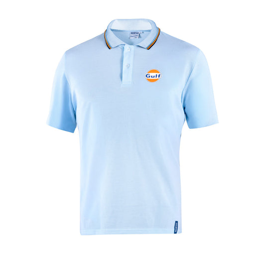 Sparco Gulf Piqué Polo — Light blue — view 1