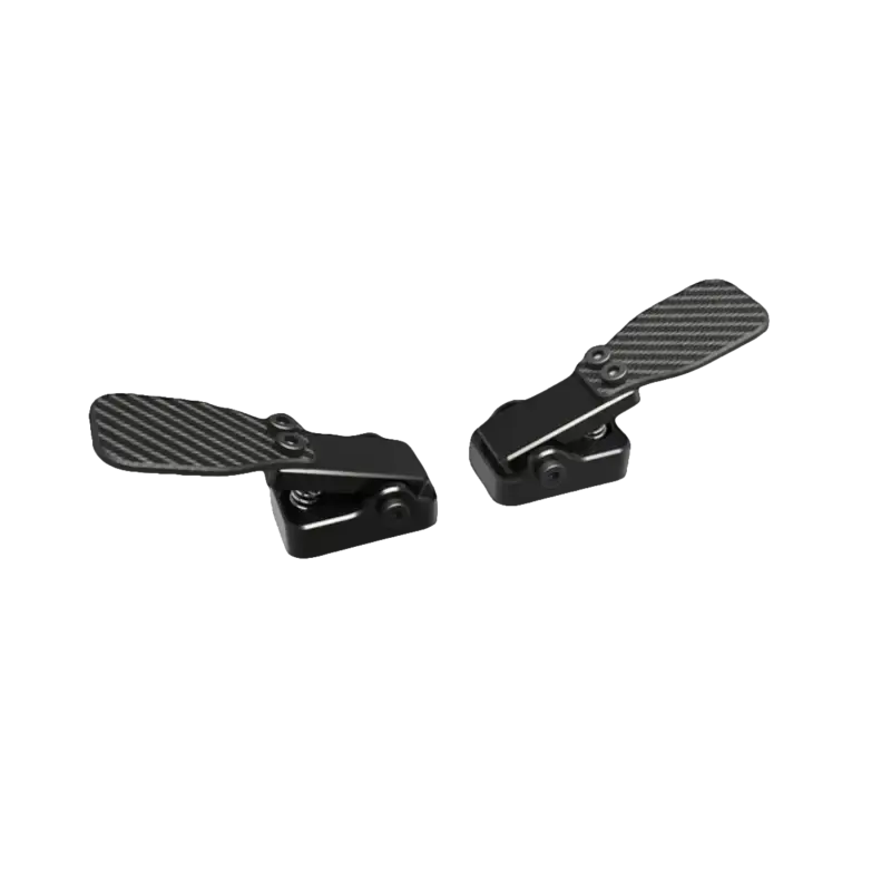 LEOXZ Clutch Paddles - 3K Twill Carbon - Leoxz - Sim Race Webshop product image 1
