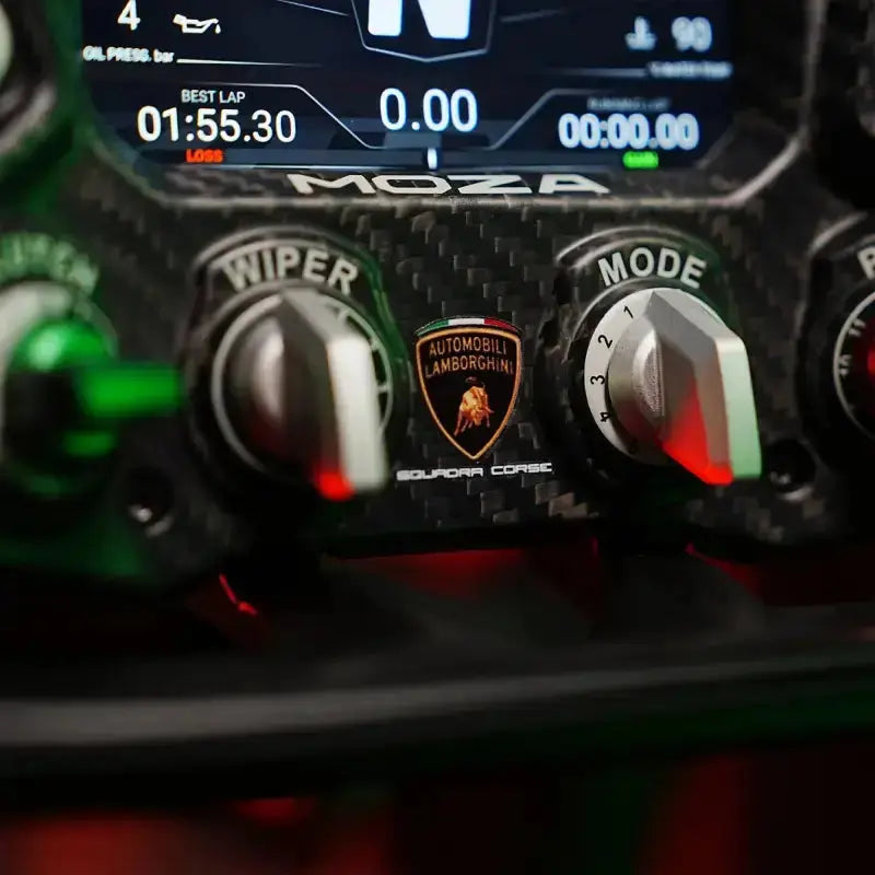 MOZA Racing Automobili Lamborghini Squadra Corse Essenza SCV12 Steering Wheel - MOZA Racing - Sim Race Webshop product image 7