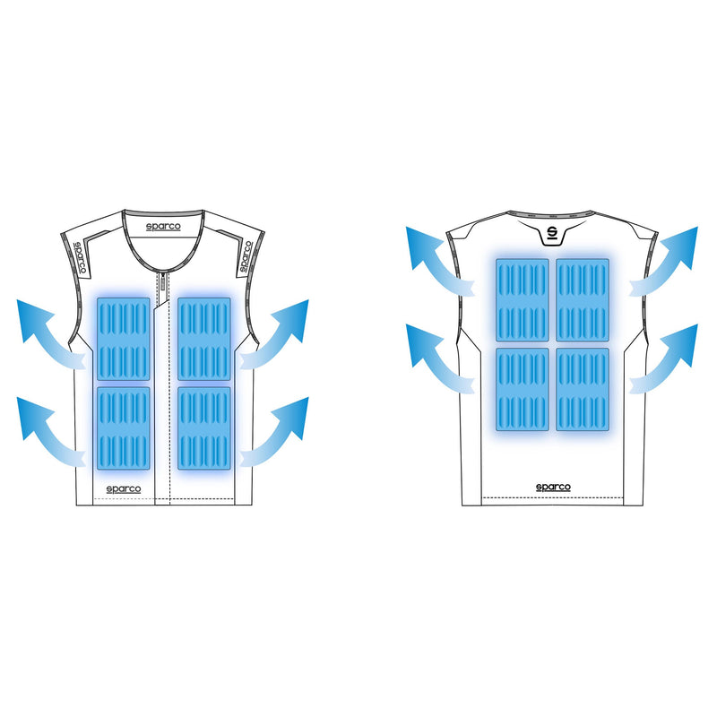 Sparco Ice Vest Cooling Vest – ICE VEST SZ M SI
