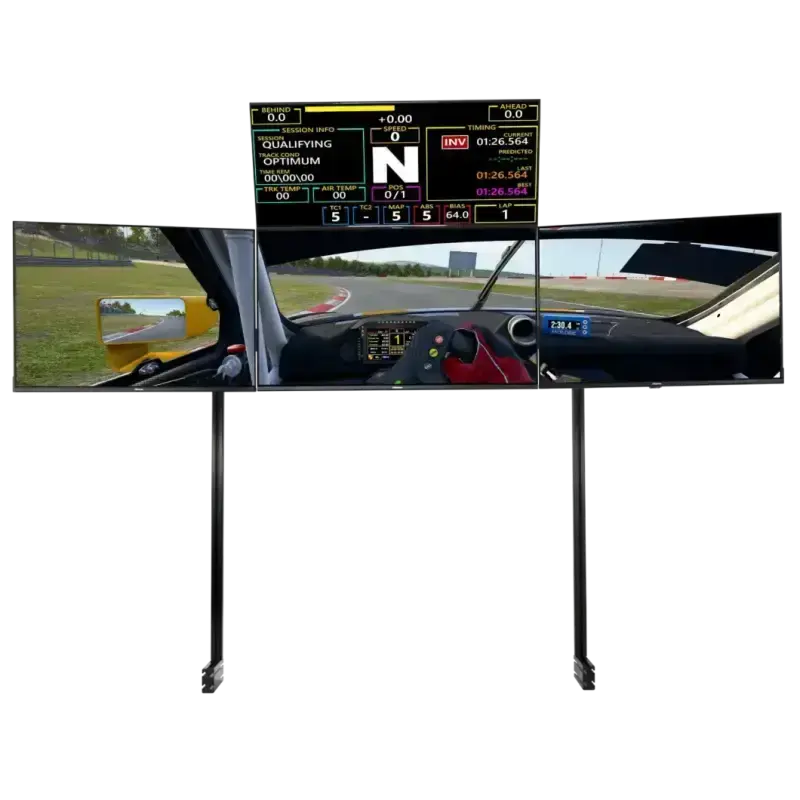 Next Level Racing Elite Quad Monitor Stand - Black Edition - Next Level Racing - Sim Race Webshop product image 2