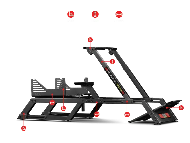 Next Level Racing F-GT Formula and GT Simulator Frame Only - Next Level Racing - Sim Race Webshop product image 4
