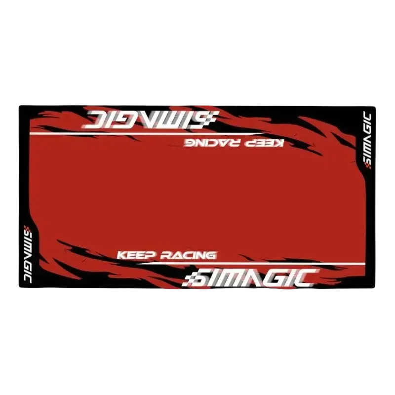 Simagic Floor Mat – Black / Red - Simagic - Sim Race Webshop product image 1