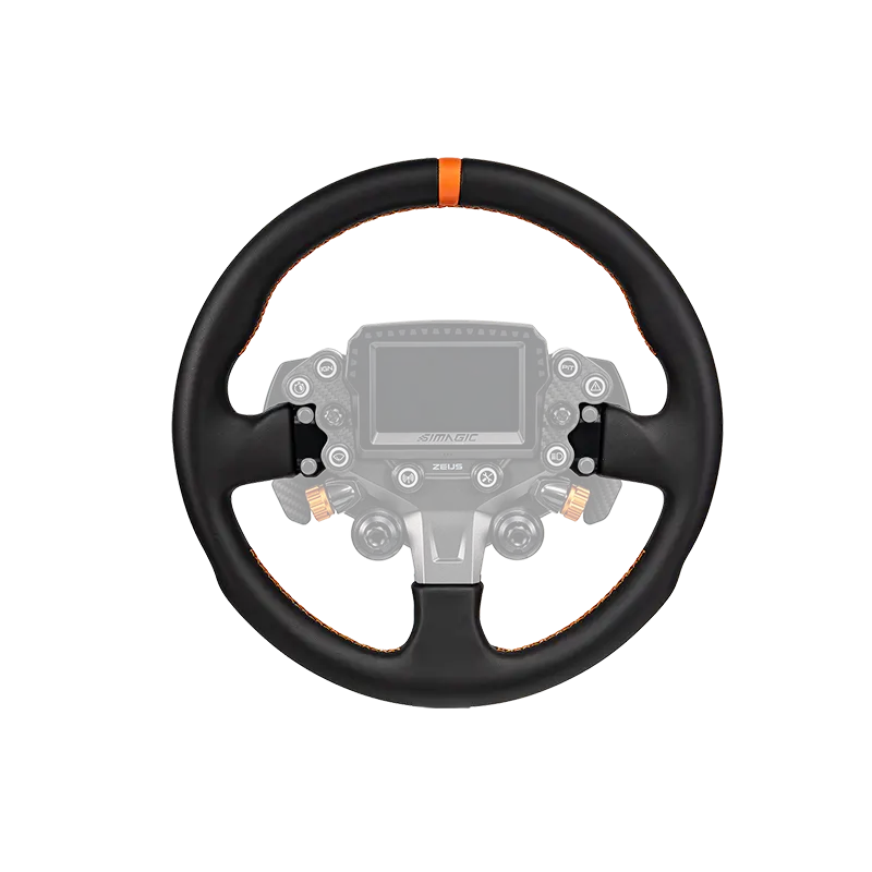 Simagic ZS-330RR Leather Replacement Steering Wheel Rim – 330mm, No Hub - Simagic - Sim Race Webshop product image 1