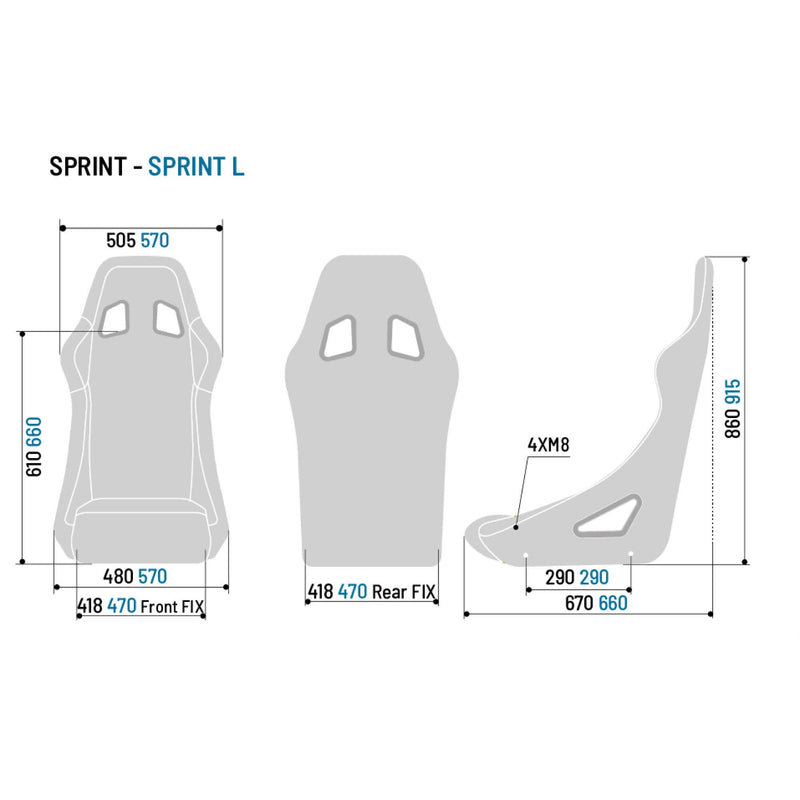 Sparco - SPRINT+ L — Black
