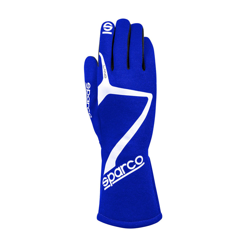 SPARCO LAND GLOVES — Electric blue