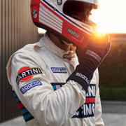 SPARCO LAND CLASSIC MARTINI GLOVES — Red