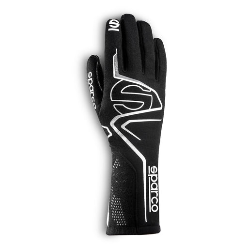 SPARCO LAP GLOVES — Black/White