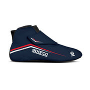 Sparco Prime EVO FIA Racing Shoes — Navy blue/Red