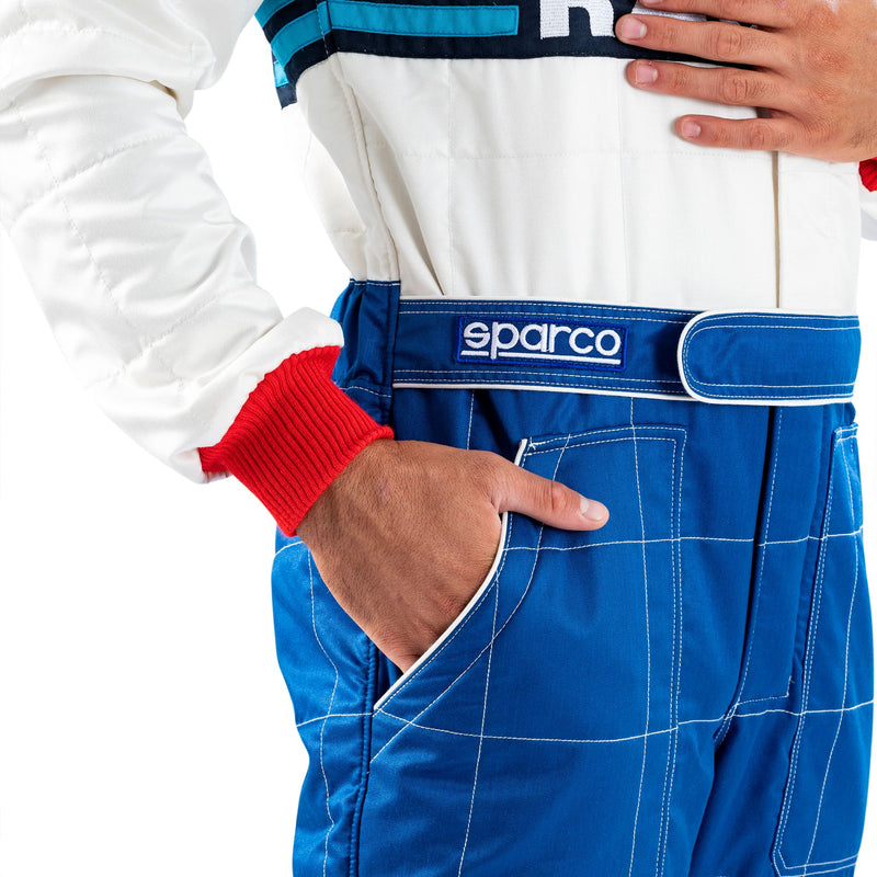 Sparco Martini Racing Competition R567 Racing Suit — Sky blue