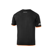 Sparco Tech Tucson T-Shirt - Black/Grey/Navy — Black/Orange fluo