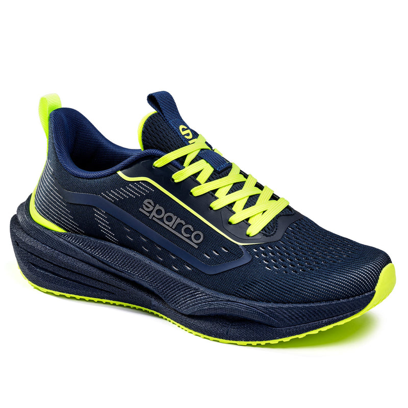 Sparco S-Cape Gus Occupational Shoes O1 ESD Unisex Dark Blue — Navy Blue/Lime