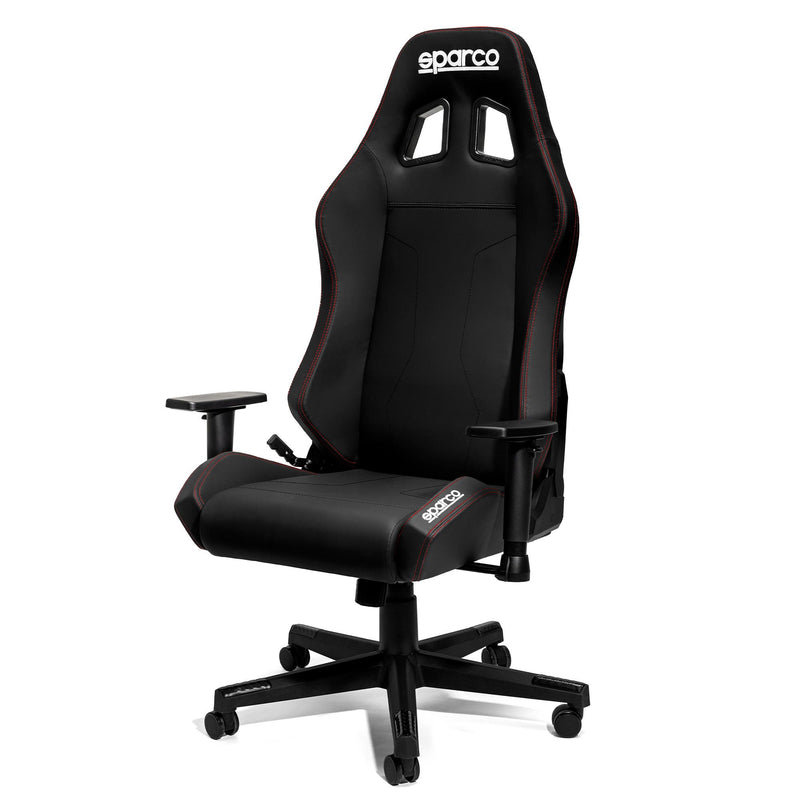 Sparco Coach Office Chair — Black/Red