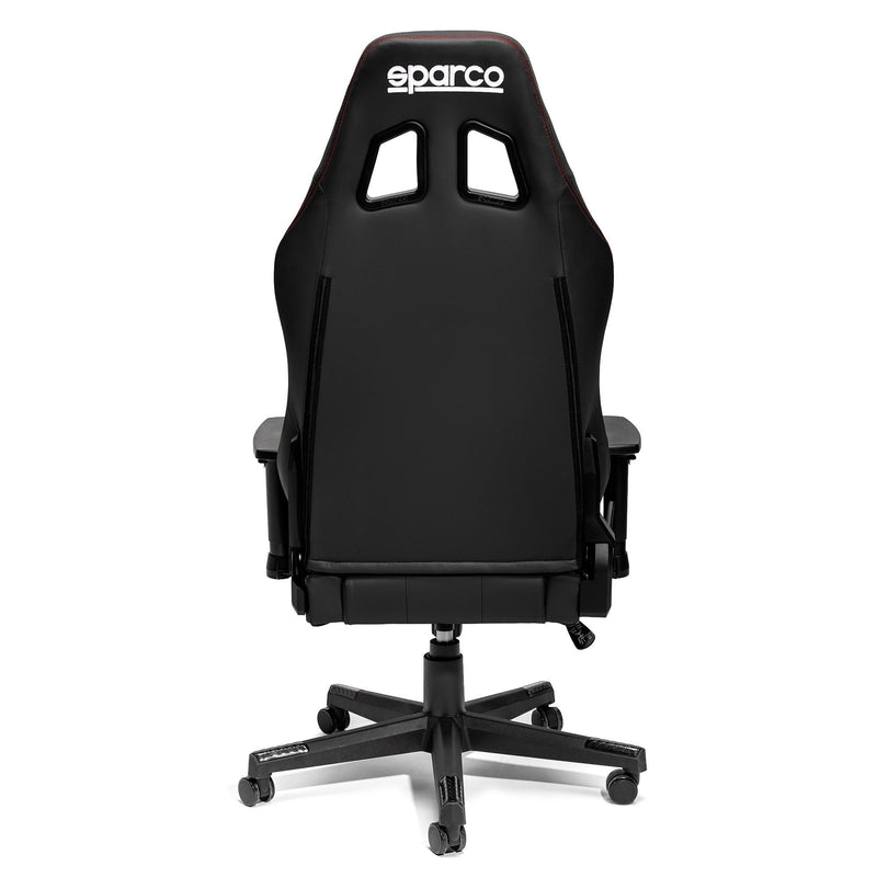 Sparco Coach Office Chair — Black/Red