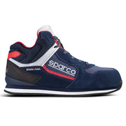 Sparco Gymkhana-H Olympus Safety Shoes S3 ESD - Navy — Navy blue/Red