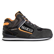 Sparco Gymkhana-H Acropolis Safety Shoes S3 ESD — Dark grey/fluorescent orange