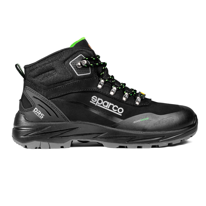 Sparco Goodwood River Occupational Shoes O1 ESD Unisex Black or Grey — Black