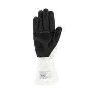 Sparco Gulf Land 2025 Racing Gloves — Ecru
