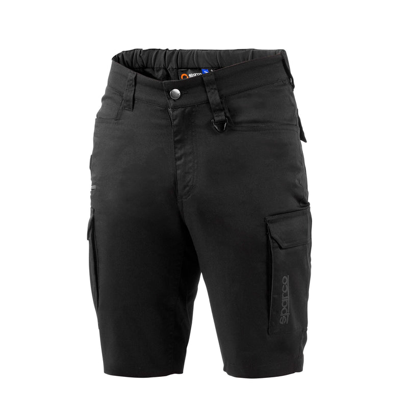 Sparco Hawaii Cargo Work Shorts — Black/Dark Grey