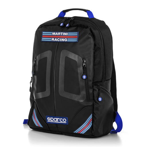 Sparco Stage Martini Racing Backpack - Black/Blue — Sky blue