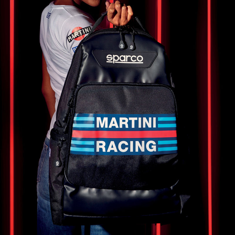 Sparco Superstage Martini Racing Backpack - Black — Black