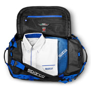 Sparco Dakar-S Duffel Bag - Black/Blue — Black/Light Blue