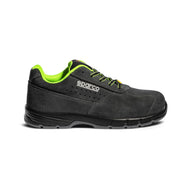 Sparco Horizon Ontario Safety Shoes S1PS ESD Unisex Black — Dark grey/Fluo green