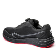 Sparco Safety Shoes S1PS Teamwork+ Rotor Sneaker Unisex Black/Red — Black/Red