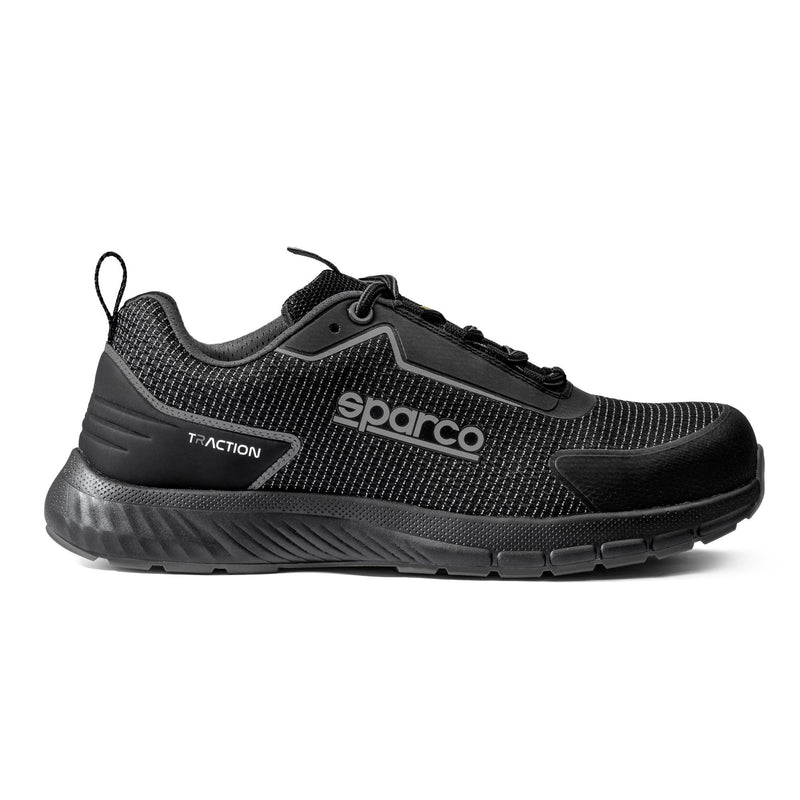 Sparco Safety Shoes S1PS Traction Fuji Unisex Black — Black