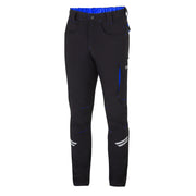 Sparco Tech Light Kansas Work Trousers — Black/Light Blue