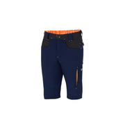 Sparco Tech Light Laredo Work Shorts — navy blue/fluo orange